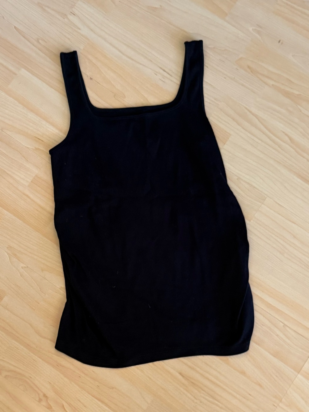 Old Navy Black Square-Neck Tank Top maternity